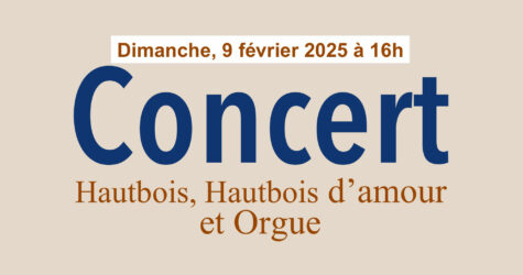 Concert Hautbois et Orgue