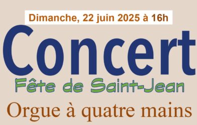 Concert Fête de Saint-Jean le 22 juin 2025